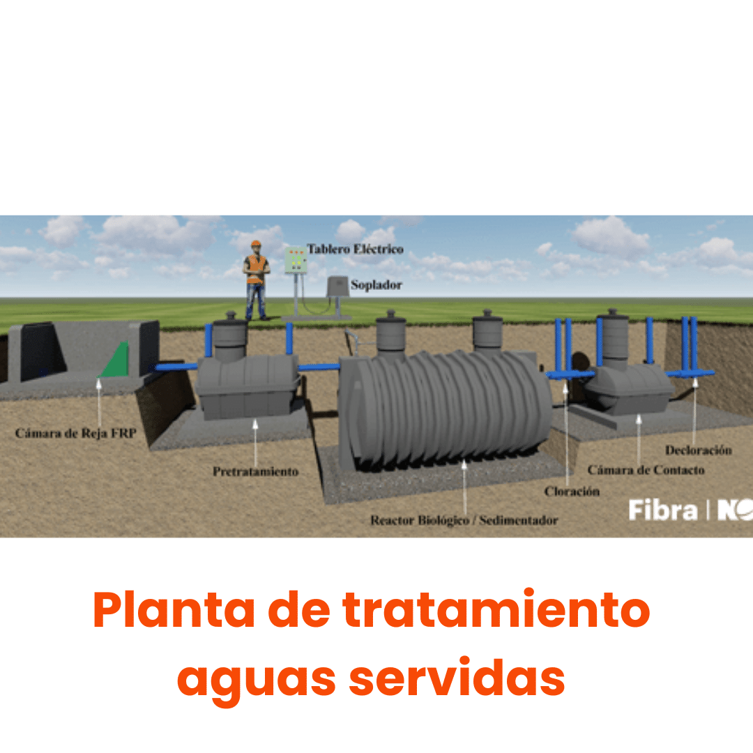 Planta de tratamiento de aguas servidas para sistema rural