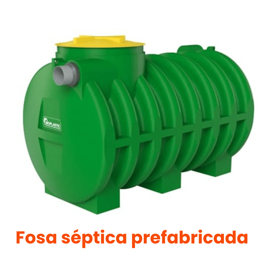 Fosa séptica para sistema de alcantarillado rural