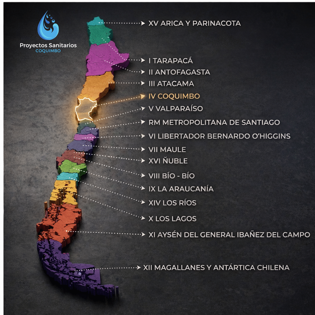 Desarrollo de proyectos sanitarios en distintas regiones de Chile