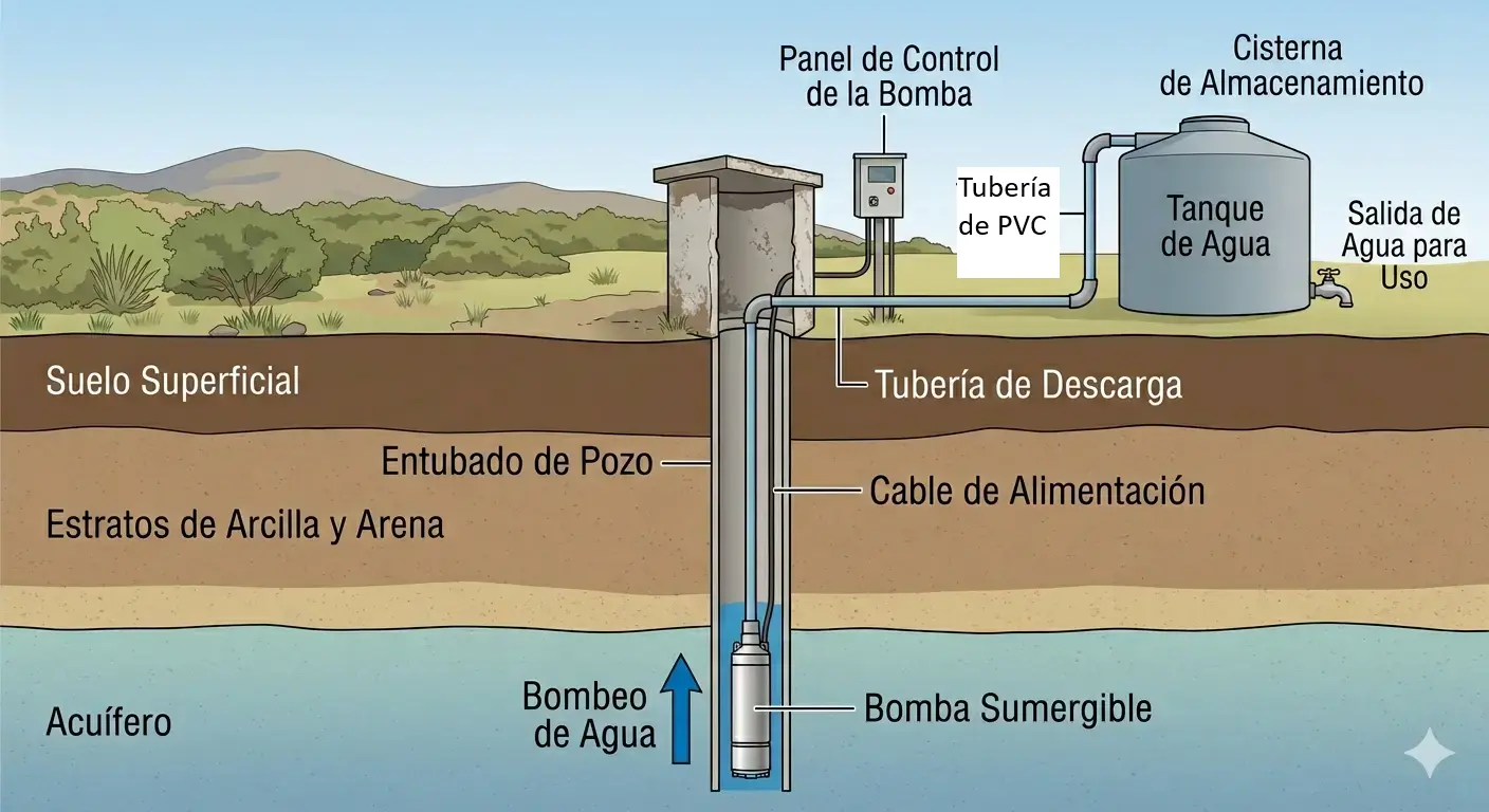 agua de pozo potable