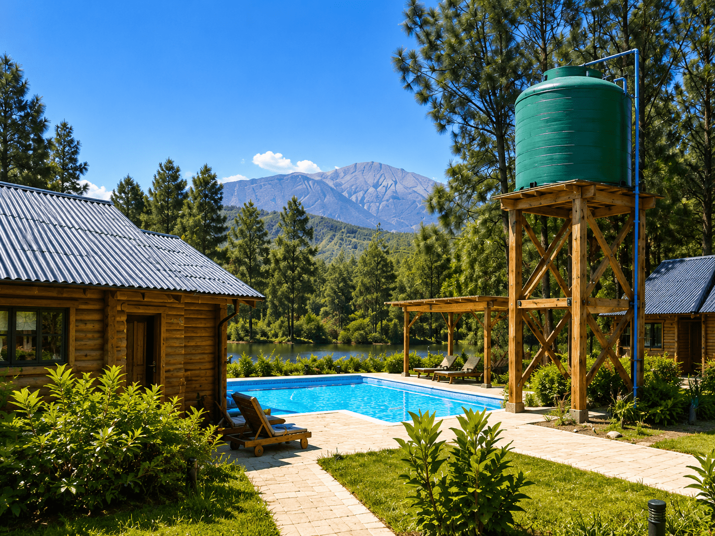 Proyecto de agua potable para campings y turismo