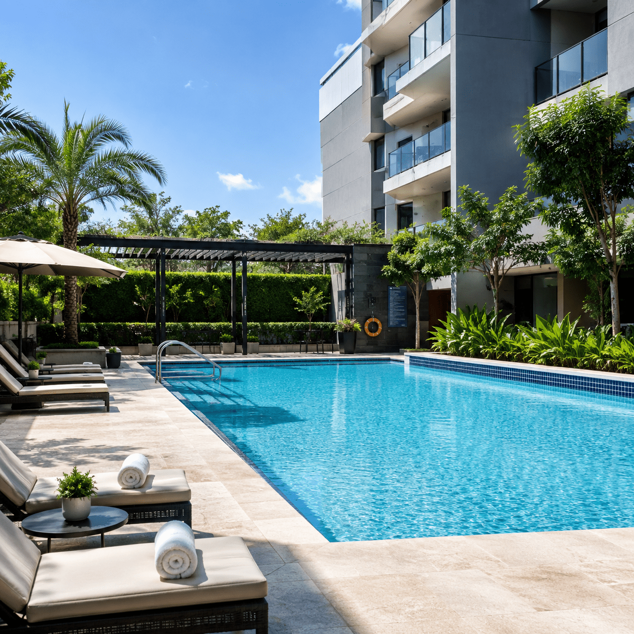 Proyecto de piscina uso restringido