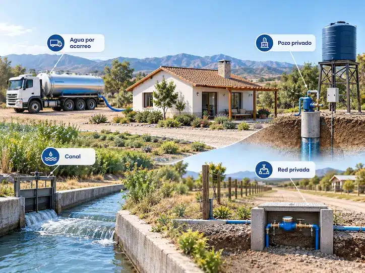 Alternativas de abastecimiento de agua para una propiedad sin red pública