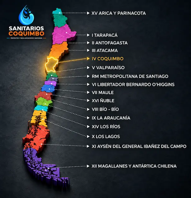 Desarrollo de proyectos sanitarios en la Región de Coquimbo y Chile