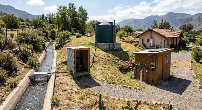Proyecto de agua con fuente superficial
